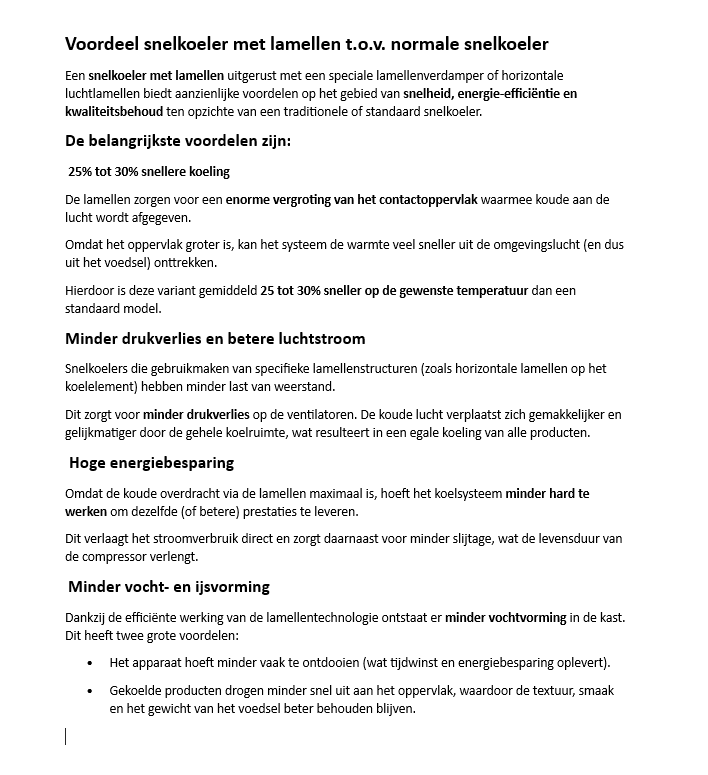 koelkast met reclame snelkoeler met lamellen dekornschuur.nl