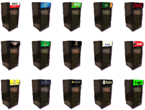 84 Liter ''BlackLine'' koelkasten met reclame