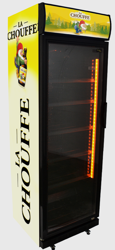 360 liter blackline exclusief koelkast met reclame dekornschuur.nl 14