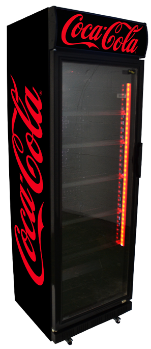 360 liter blackline exclusief koelkast met reclame dekornschuur.nl 7