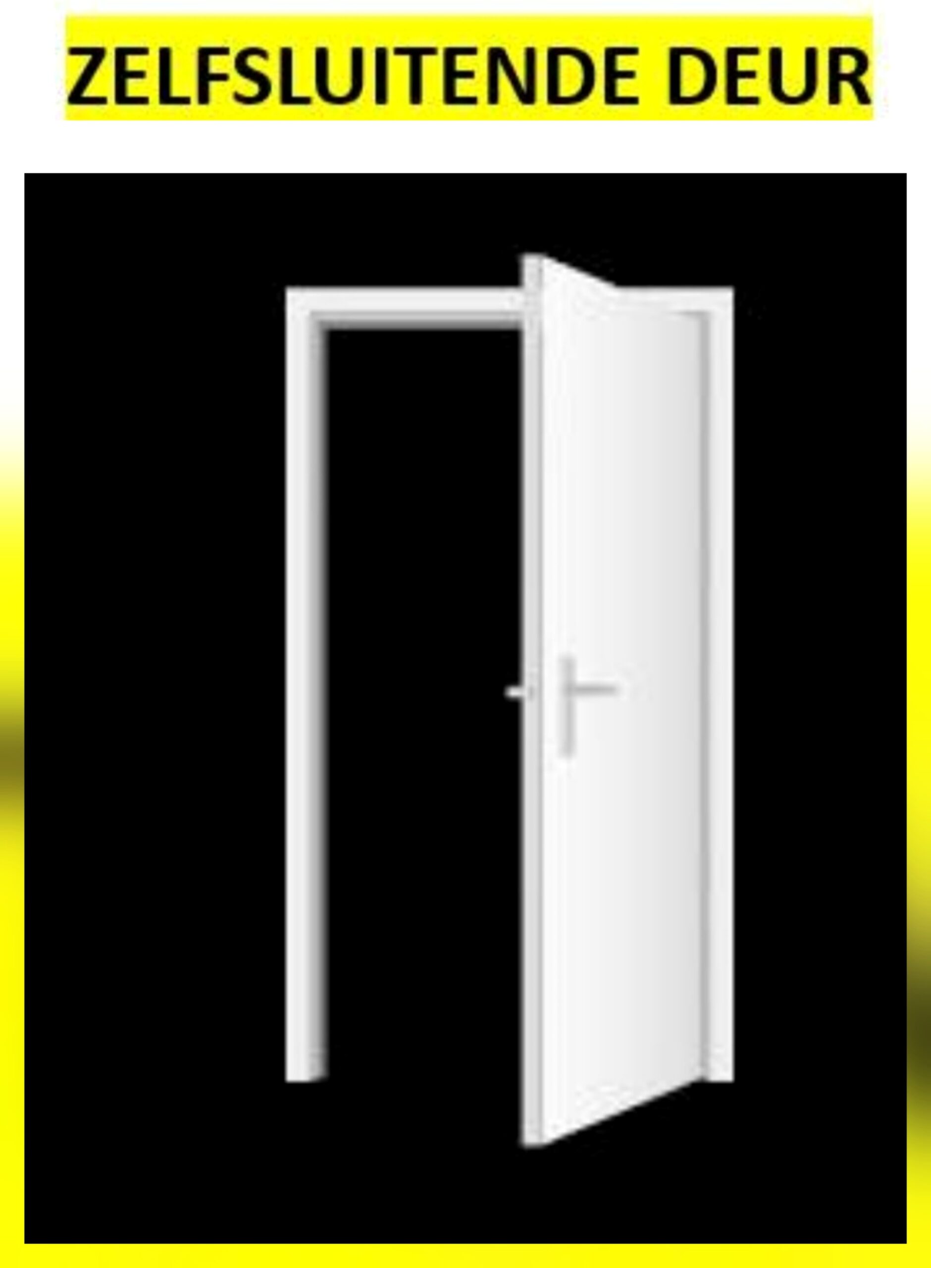 blackline koelkast met reclame dekornschuur.nl