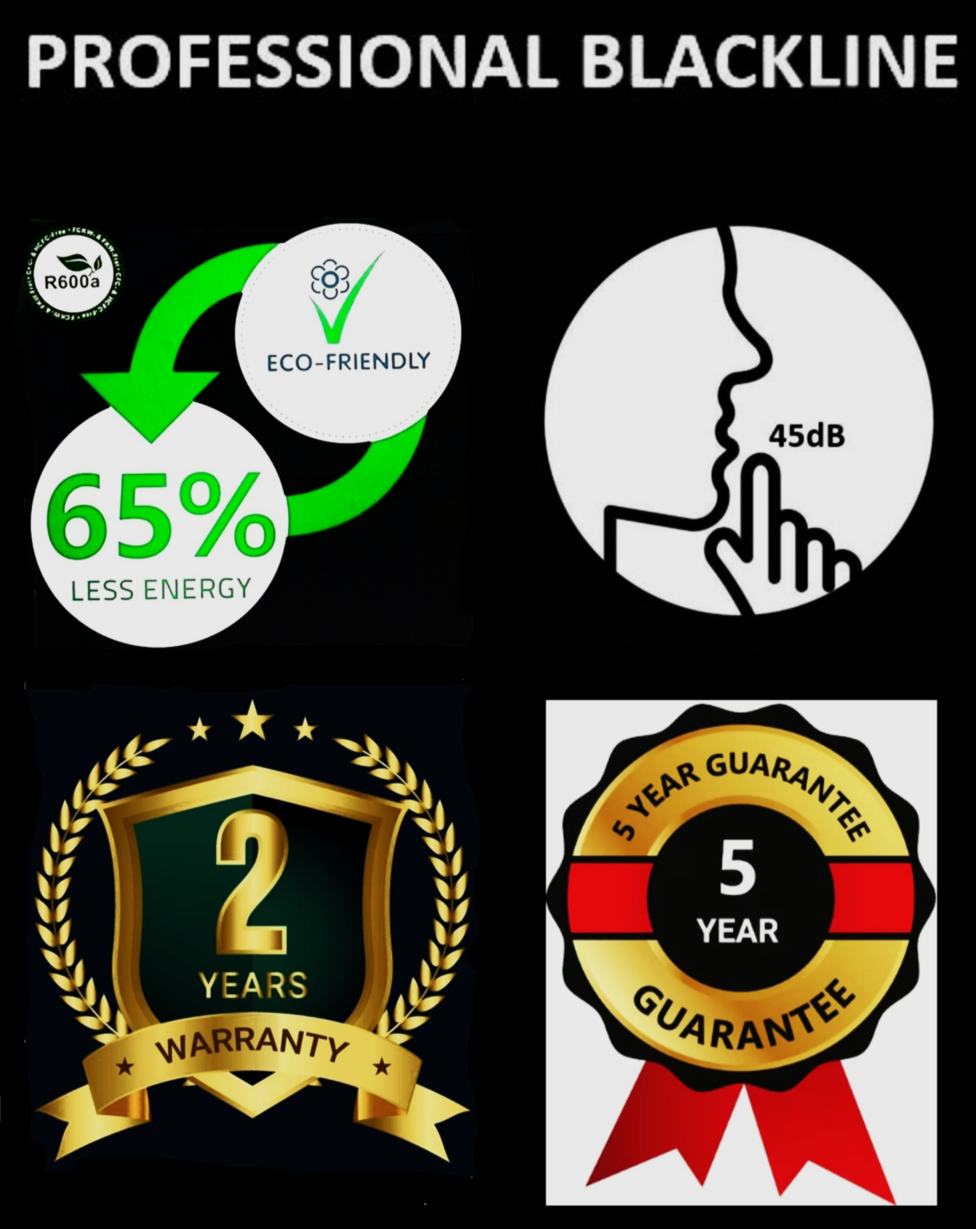 blackline koelkast dekornschuur.nl