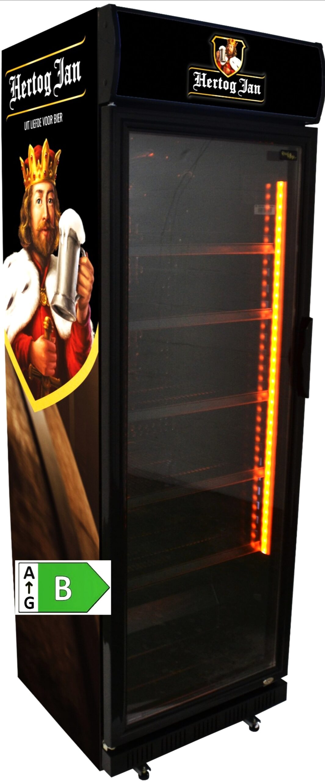 KS blackline eco koelkast met reclame dekornschuur.nl 5