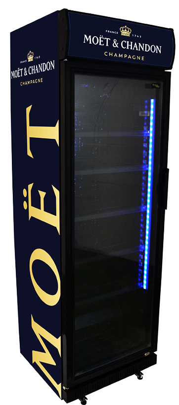 360 liter blackline exclusief koelkast met reclame dekornschuur.nl 15