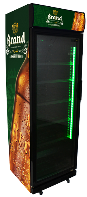 360 liter blackline exclusief koelkast met reclame dekornschuur.nl 6