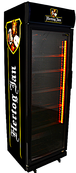 360 liter blackline exclusief koelkast met reclame dekornschuur.nl 9