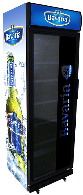 360 liter blackline + exclusief snelkoeler met reclame dekornschuur.nl 2