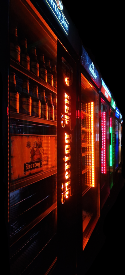 snelkoeler glasdeur koelkast met reclame hertog jan jupiler grolsch bavaria heineken amstel coca cola koeler dekornschuur.nl 15